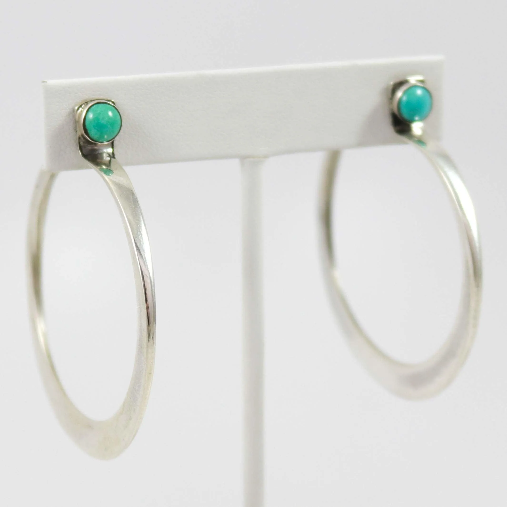 Turquoise Hoop Earrings