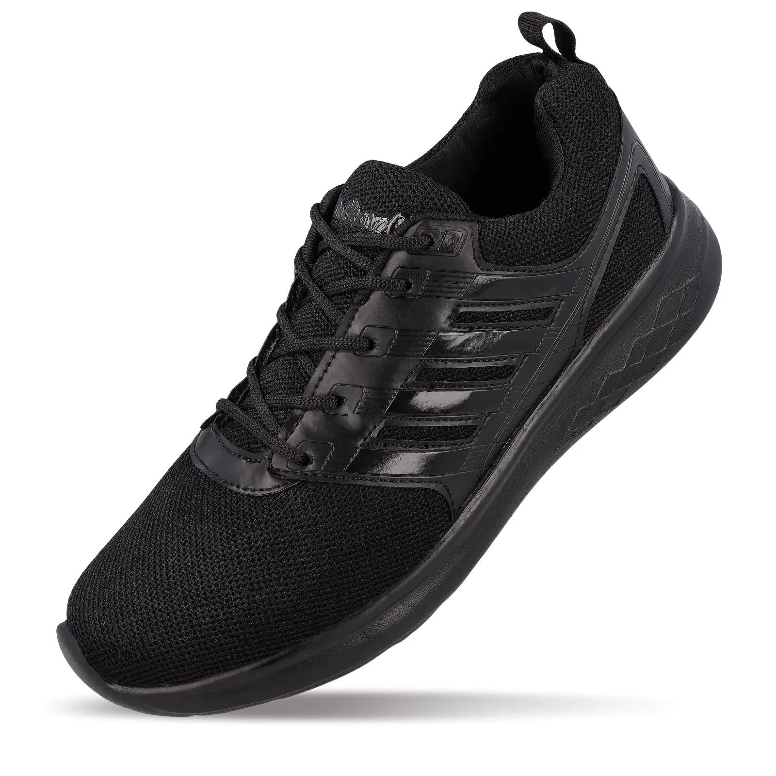 Walkaroo Men Lace-up Training Shoes - WS3008 Black Black