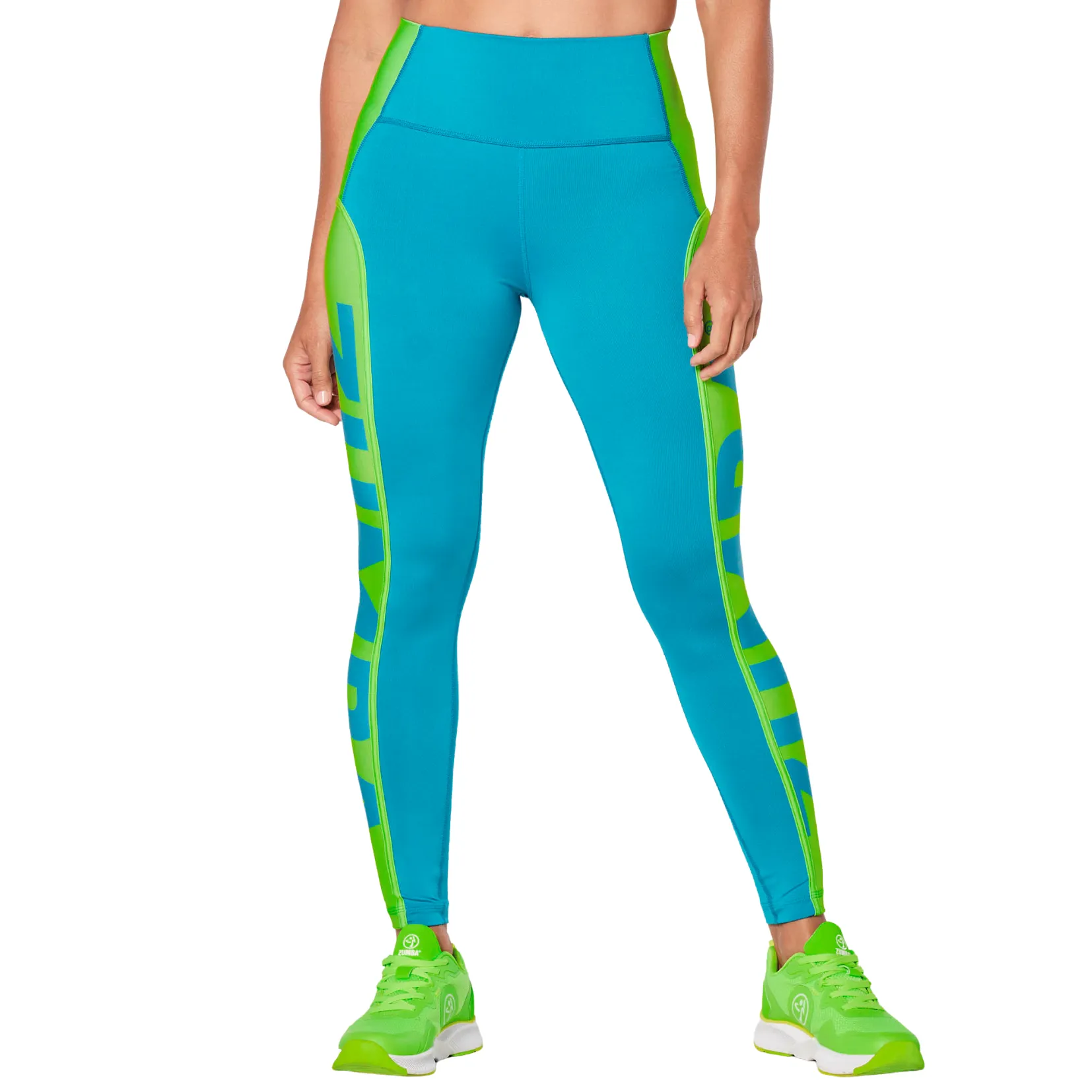 Zumba Creatives Unite High Waisted Ankle Leggings (Special Order)